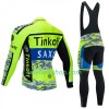 Fietskleding (Fietsshirt Lange Mouw + Lange Koersbroek) 2020 Tinkoff N001